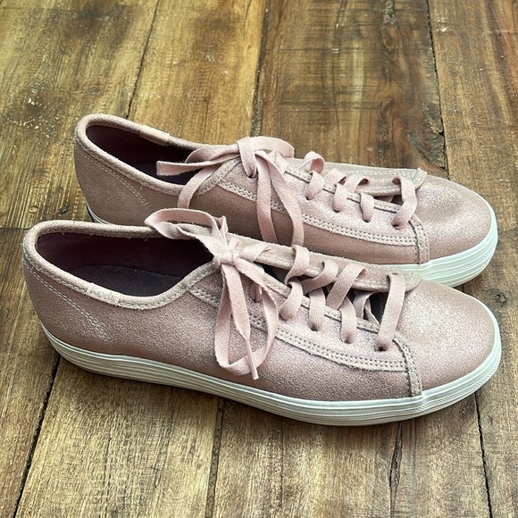 Keds pink metallic shiny women’s size 8 valentines - Picture 2 of 10